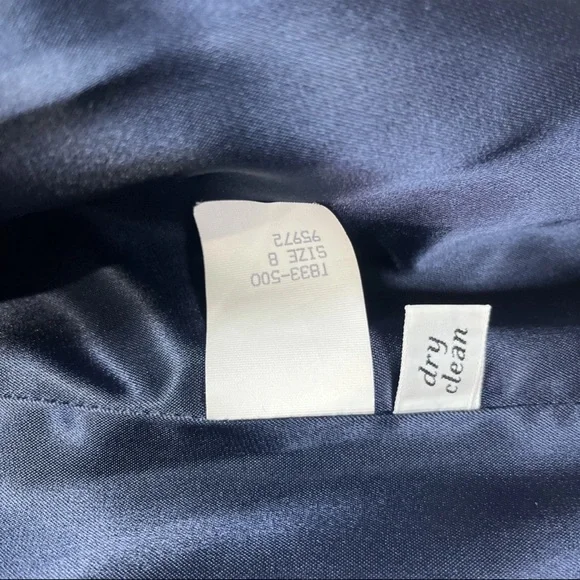 Pendelton Womens Virgin Wool Long Sleeve Peacoat Coat Navy Blue With Shawl 8